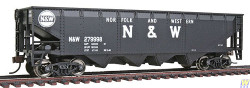 Walthers Trainline 931-1655 40' Offset Quad Hopper Norfolk & Western HO