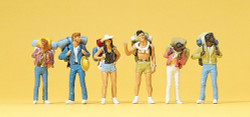 Preiser 10296 Young Backpackers (6) Exclusive Figure Set HO