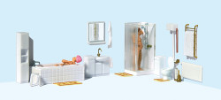 Preiser 10631 Bathroom Scene (2) Exclusive Figure Set HO