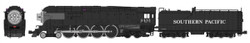 Kato 126-0309-DCC GS-4 Southern Pacific Post War Black 4445 (DCC-Fitted) N Gauge