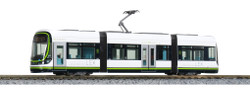 Kato 14-804-1 HER Hiroden 1000 LEV Green Mover LEX Tram N Gauge