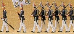 Preiser 12188 Guards Regiment on Foot Potsdam 1894(8) Exclusive Figure Set HO