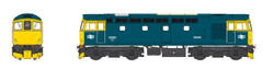 Heljan 3377  Class 33/2 D6590 BR Blue Full Yellow Ends OO Gauge