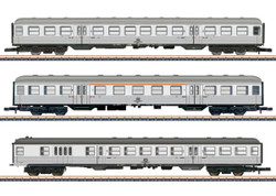 Marklin MN87189 DB Silberlinge Commuter Coach Set (3) IV Z Scale