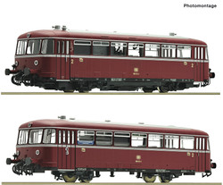 Roco 52635  DB VT798 Diesel Railcar & Trailer IV (DCC-Sound) HO