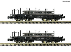 Fleischmann 845607  OBB Heavy Duty Flat Wagon Set (2) III N Gauge
