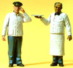 Preiser 45144 American Railroad Attendants (2) Figure Set G Gauge