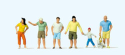 Preiser 10672 Passers By in Summer Clothes (6) Exclusive Figure Set HO