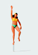 Preiser 28062 Beach Volleyball Figure HO