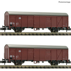 Fleischmann 831514  DB Covered Goods Wagon Set (2) IV N Gauge