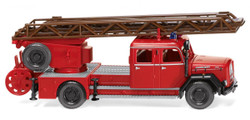 Wiking 086233 Magirus DL25h Fire Brigade Turntable Ladder HO