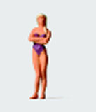 Preiser 28071 Female Bather Standing Figure HO