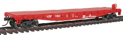 Walthers Trainline 931-1605 50' Flatcar AT&SF HO