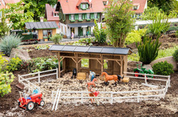 Pola Horse Shelter with Paddock Fence Kit PO331146 G Gauge