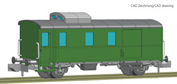 Fleischmann 830157  OBB Freight Train Baggage Wagon III N Gauge
