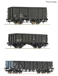 Roco 76004  SNCF Wagon Set (3) III HO