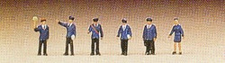 Preiser 88510 Railway Personnel (6) Figure Set Z Scale
