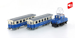 Hobbytrain 43106S  Zugspitzbahn HOe AEG Electric Train Pack V (DCC-Sound) HO