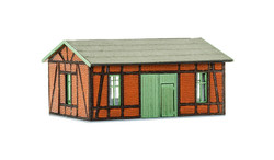 Vollmer Workshop with Brick/Timber Facade Kit VO49380 TT Scale