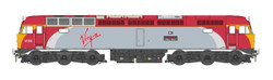 Heljan Class 57 302 'Virgil Tracy' Virgin Trains Silver/Red Wthrd HN5706 OO Gauge