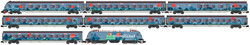 Hobbytrain OBB Railjet Rh1116 Klimaticket Train Pack VI (DCC-Sound) H25226S N Gauge