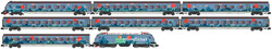Hobbytrain OBB Railjet Rh1116 Klimaticket Train Pack VI H25226 N Gauge