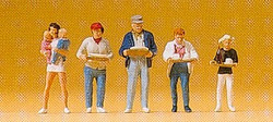 Preiser 10367 At the Canteen (5) Exclusive Figure Set HO