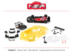 NSR 0300AW-Y  McLaren 720S GT3 Complete Yellow Body Kit AW King 21k EVO3 1:32