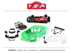 NSR 0300AW-G  McLaren 720S GT3 Complete Green Body Kit AW King 21k EVO3 1:32