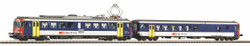 Piko 96854 Expert SBB RBe4/4 + BDt EW II Railcar & Trailer Set V HO