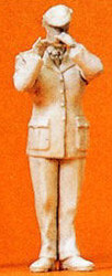 Preiser 64371 Military Musician Female Flute Player Unpainted Figure 1:35