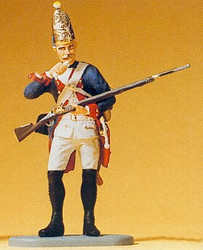 Preiser 54148 Prussian (1756) 38 Grenadier Loading Gun Figure 1:24
