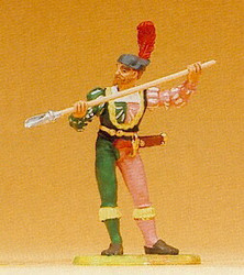 Preiser 52314 Mercenary Bondsman with Powder Shovel Figure 1:25