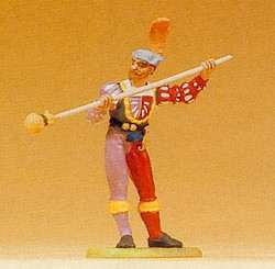 Preiser 52315 Mercenary Bondsman with Barrel Wiper Figure 1:25