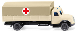 Wiking 094904 Magirus Flatbed Lorry German Red Cross N Gauge