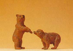 Preiser 47518 Bear Cubs (2) Figure Set 1:25