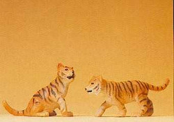 Preiser 47513 Tiger Cubs (2) Figure Set 1:25