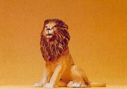 Preiser 47505 Lion Sitting Figure 1:25