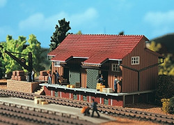 Vollmer 45701 Freight Shed with Loading Platform and Crane Kit HO