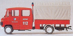 Preiser 35015 Fire Service Tool/Gear Carrier MB L407D HO