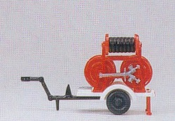 Preiser 31254 Fire Service Hose Trailer Ziegler 2 B/2C Kit HO
