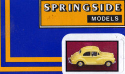 Springside RV17 Morris Minor 1000 2 Door Saloon Whitemetal Kit OO Gauge