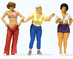 Preiser 44902 Women at the Campsite (3) Figure Set G Gauge