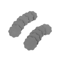 Modelcraft AB1425 Superfine Scalloped 2500 Grit Pads 32mm Velcro (10)