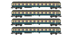 Arnold HIN4315 DB Interzonenzug Coach Set (4) IV N Gauge