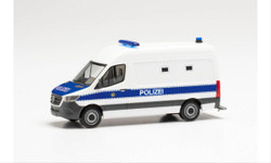 Herpa 96492 MB Sprinter 18 Box Van Gefangentransporter Polizei Berlin HO