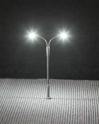 Faller 272121 LED Double Arm Street Lamp 65mm (3) N Gauge