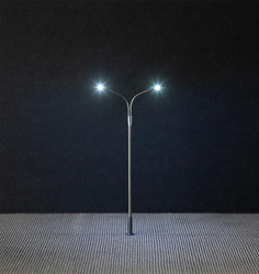Faller 180101 LED Double Arm Street Lamp 100mm (3)