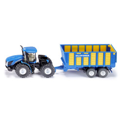 Siku New Holland with Silage Trailer Diecast Model Toy 1947 1:50