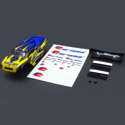 Carisma GT24Tr Truggy Body Painted Body Set (Yellow/Blue) CA15687